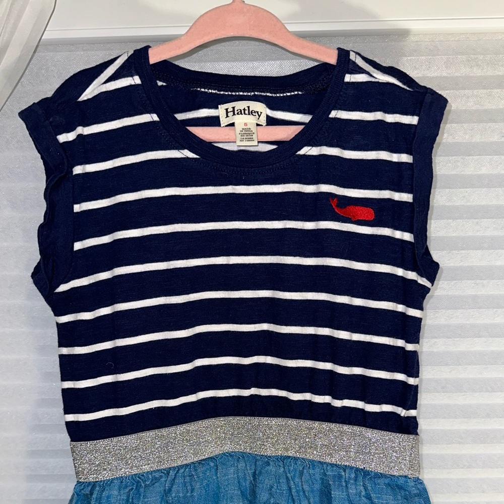 LIKE NEW Hatley Little Girl, Nautical Summer Dress Size 5